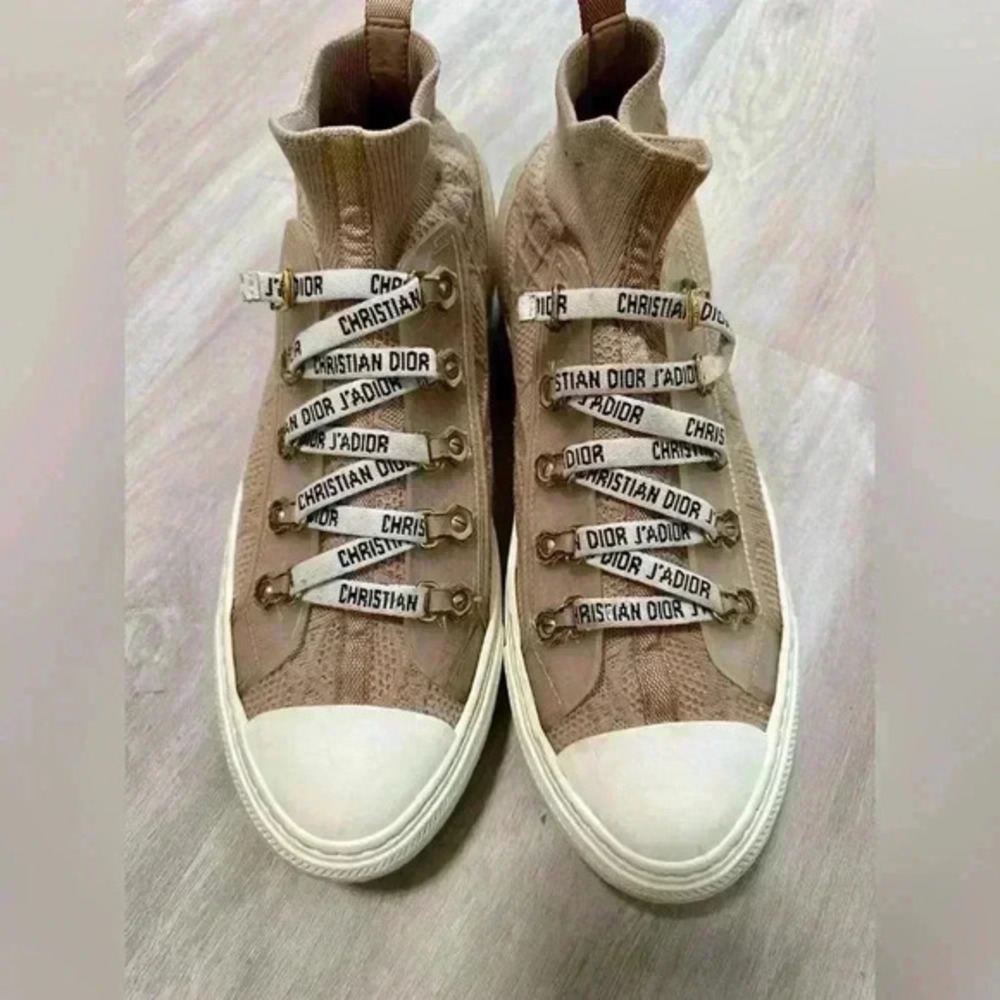 Dior WALK'N'DIOR‎ SNEAKER Nude Cannage Technical Mesh size 40 - Picture 2 of 9